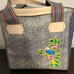 Snakeskin with Blue Bag!